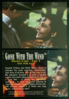 PROMO CARD GONE WITH THE WIND (Duo Cards/1995) #2 of 3 From NON SPORT 