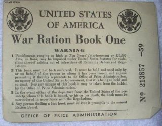 wwii war rations booklet and stamps  5