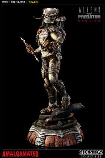 SIDESHOW AVP Requiem Wolf Predator Polystone Figure Statue NEW SEALED