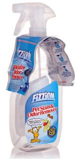 Fizzion Pet Stain & Odor Remove Spray Bottle Empty w/Fiz Tabs 23oz Co2