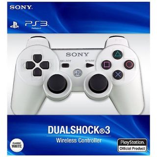   sony white dualshock playstation 3 ps3 wireless controller brand