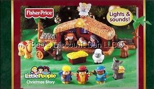 Fisher Price Little People Christmas Story   Nativity Set   NEW in 