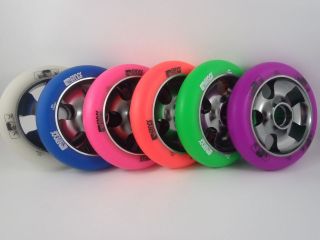 envy metal core scooter wheel pink grey 110mm from australia