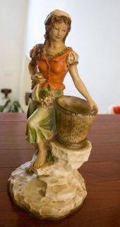 universal statuary wash girl vineyard figurine statue 1975  