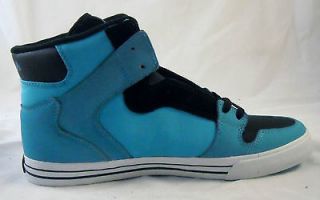SUPRA VAIDER Mens SUEDE HI TOP Skate Board Shoes Size 14 NEW BLUE
