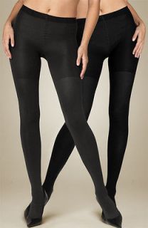 Brand New SPANX 005 Tight End Tights Reversible Black/Charcoal Size E