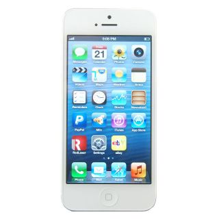 Apple iPhone 5 16GB LTE White/Silver   AT&T NO CONTRACT   Unlocked