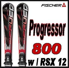 11 12 Fischer Progressor 800 Skis 175cm w/RSX 12 NEW 