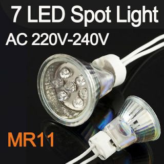 LED MR11 Spotlight Spot Light Lamp Bulb AC 220V 240V Colorful Energy 