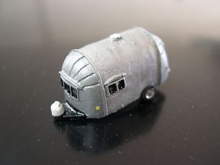 1960s Air Stream Small Camper Trailer #5 N Scale 1/160 Nice Vehicle 