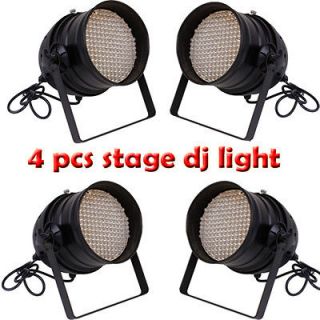 4x Stage DJ Lights 6 Channel DMX 177 LED PAR64 Wash RGB Home Party 