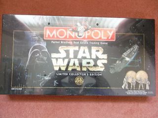 Star Wars Monopoly sealed Limited Collectors Edition SEALED