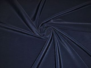 Yard   Bright Navy PolySilk 100% Polyester Waterproof Fabric 43