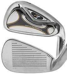 TAYLORMADE R7 MENS RIGHT HANDED IRONS 6 PW, GW (6 PC) T STEP STEEL 