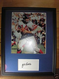 Sports Mem, Cards & Fan Shop  Autographs Original  Football NFL 