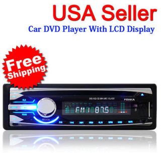   OFF Car One Din CD DVD Player In Dash Audio Stereo Detachable panel