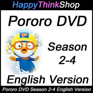 Pororo DVD Season 2 4 English Version   English Language Korean 