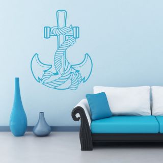 Rope Anchor Ship Nautical Wall Stickers Wall Art Decal Transfers