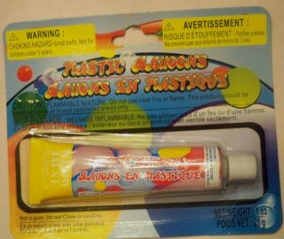 Plastic Balloons blow bubble stick mouth blowpipe old school fun New