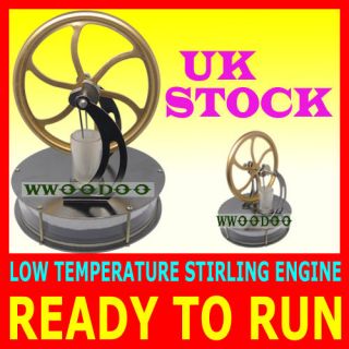 NEW LOW TEMPERATURE STIRLING ENGINE EDUCATIONAL TOY KIT UK STOCK