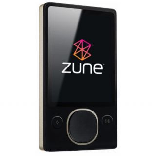Microsoft Zune 80GB Black FMRadio Digital Media  Player Extras Good 