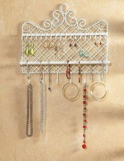 Wall Mounted Jewelry Earring Bracelet Necklace Holder Hanger Organizer 