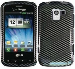 CarbonFiber Straight Talk LG Optimus Q L55C Faceplate Phone Cover Hard 