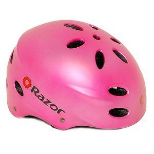 pink razor girls bicycle helmet size medium v17 time left