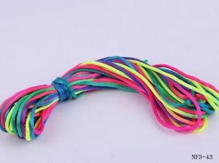 10M 2mm Colorful Chinese Knot Nylon Beading Thread String Jewelry 
