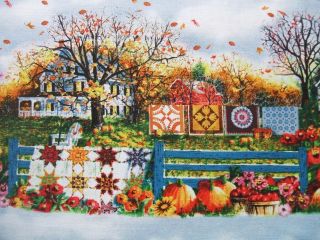 Harvest Quilts Scenic Stripe Diane Phalen Elizabeth Studio Fabric Yard