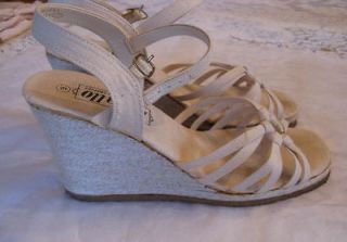 FAB 60s 70s​ Hippy Boho RAPALLO Platform Wedge Sandals Shoes 4 