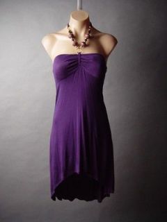   Express Sundress Purple Floral Boho Hippie Gypsy Prairie Dress S