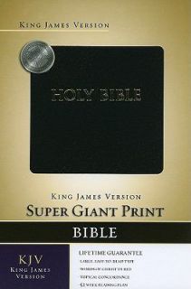 Super Giant Print Bible KJV 2008, Imitation Hardcover, Large Type 