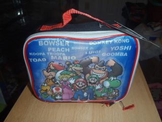 super mario lunchbox new with tags luigi yoshi goomba toad
