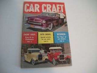 Car Craft Magazine March 1957 1950 Ford Classic pick ups1954 Mercury 