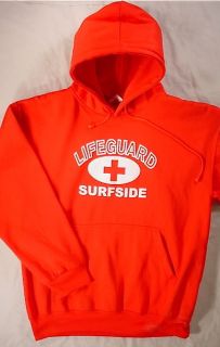 SurfSide California LIFEGUARD Midweight Hoodie Sweatshirt (Adult XL 