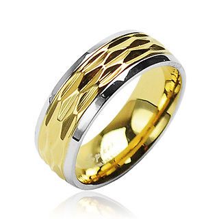 newly listed mens surgical stainless steel rings ip gold dia