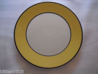 Beautiful Pagnossin Spa Yellow Ironstone Made in Italy Salad Plate 8 1 