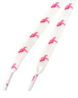 Susan G. Komen Breast Cancer Awareness Running Ribbon Shoelaces 