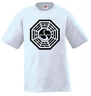 Dharma Initiative The Swan  lost T shirt (White)(Medium)~