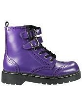 purple anarchic boots more options shoe size