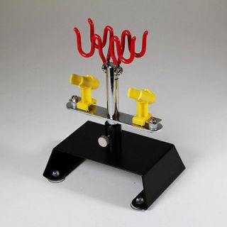 Newly listed NEW 4 AIRBRUSH HOLDER TABLETOP STATION STAND PAINT KIT