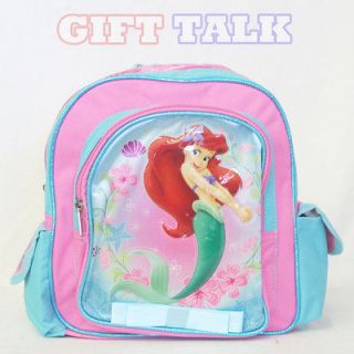 Disney Princesses Ariel School Backpack 10 Small School Bag w/Yellow 