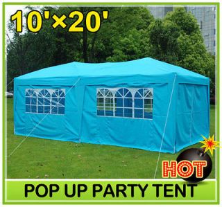   20 Easy Set Pop Up Outdoor Party Wedding Tent Canopy Gazebo W/Case
