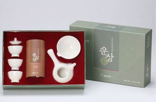 korean organic top grade loose leaf green tea gift set