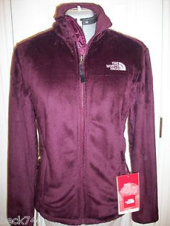 New Womens North Face Osito Fleece Jacket S Small Squid Red Maroon 