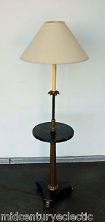 neo classical style floor lamp with tray midcentury time left