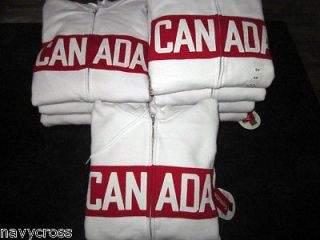 2012 Official HBC CANADA Olympic Team Hoodie Sweatshirt New Womens 