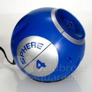 Sphere Four Aquarium Air Pump 100 Gallon with Internal Deep Blue LED 