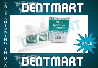 Master Dent Glass Permanent Crown Bridge Dental Cement Glass Ionomer 